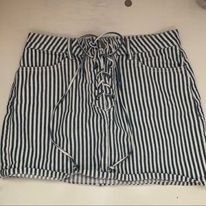 pacsun striped skirt